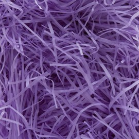 Raffia Paper Shreds Decorative Shiny Strands Shredded Crinkle Confetti for Easter DIY Gift Wrapping (Purple)