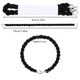 QincLing 20 Pieces Elastic Boot Straps Trouser Twists Leg Ties Blousing Garters with Metal Hooks Curtain Tie for Navy Army Air Force Curtain