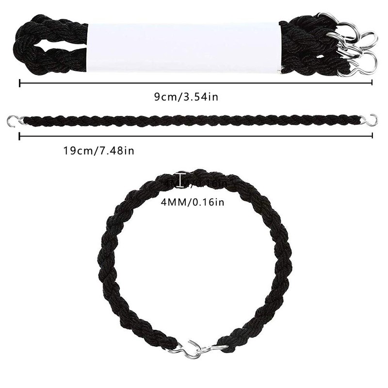 QincLing 20 Pieces Elastic Boot Straps Trouser Twists Leg Ties