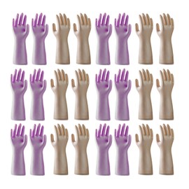 LIICHAAO 2-12 Pairs Gloves for cleaning bathroom,NO ODOR,Stay On Comfort Fit No Sweat No Stick Large size