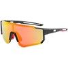 Polarized driving sunglasses for outdoor cycling(Blackframeredfilm)