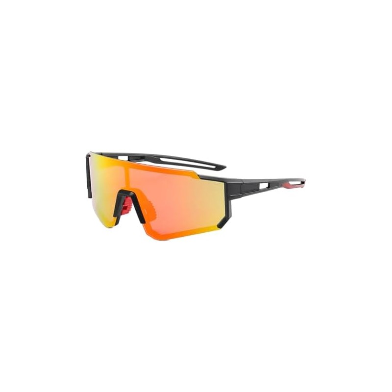 Polarized driving sunglasses for outdoor cycling(Blackframeredfilm)