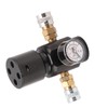 CO2 Mini Regulator Aluminum Alloy Brass Stainless Steel 8mm Dual
