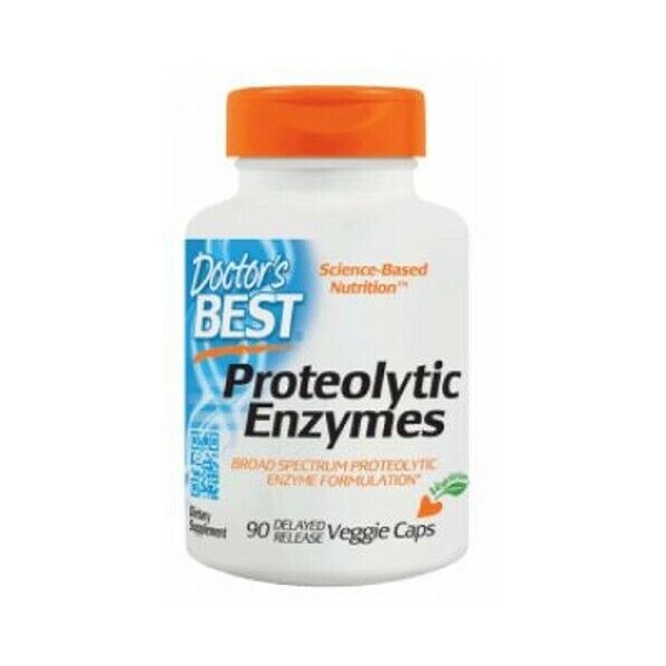 Proteolytic Enzymes 90 Veggie Caps  by Doctors Best