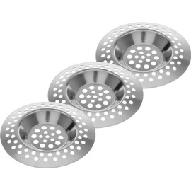 Pop Up Hair Catcher, Sink Strainers, Hair Clog Drain Protector, Shower Drain Catcher 3", Drain Cover Plug (Pack of 3)