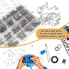 Raxfekro 420-Piece Set Compression Spring Assortment, 24 Specifications Compression Springs,