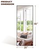 TUYOHW Full Length Mirror, 56"x20"Floor Mirror with Stand, Wall Mirror