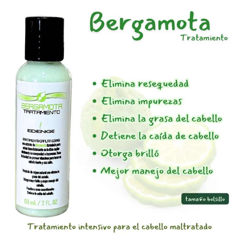 Tratamiento Intensivo Para Cabello Maltratado Bergamota 60gr