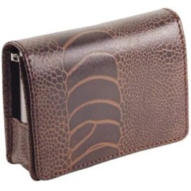Casio Business-card Style Leather Case for The Exilim Series Alligator Skin Texture