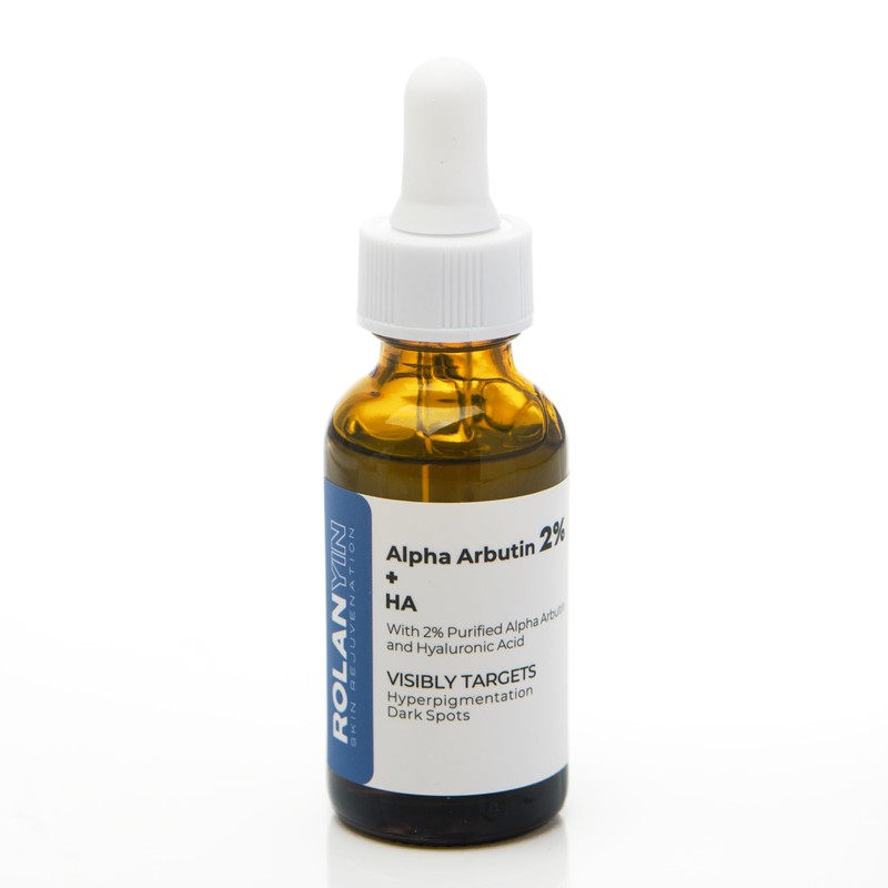 ROLANYIN Alpha Arbutin 2% + HA Facial Serum Reduces Dark