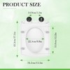 Quiet Close Toilet Seat - Multifunctional PP Material, Slow-Close Mechanism