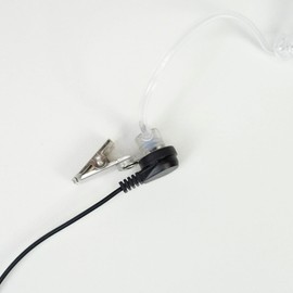 PNI Headphones with Microphone and Acoustic Tube HM93 with 1 Pin 2.5 mm MT Black