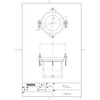 TOTO T53WR100 Floor Flange (3.9 inches (100 mm)