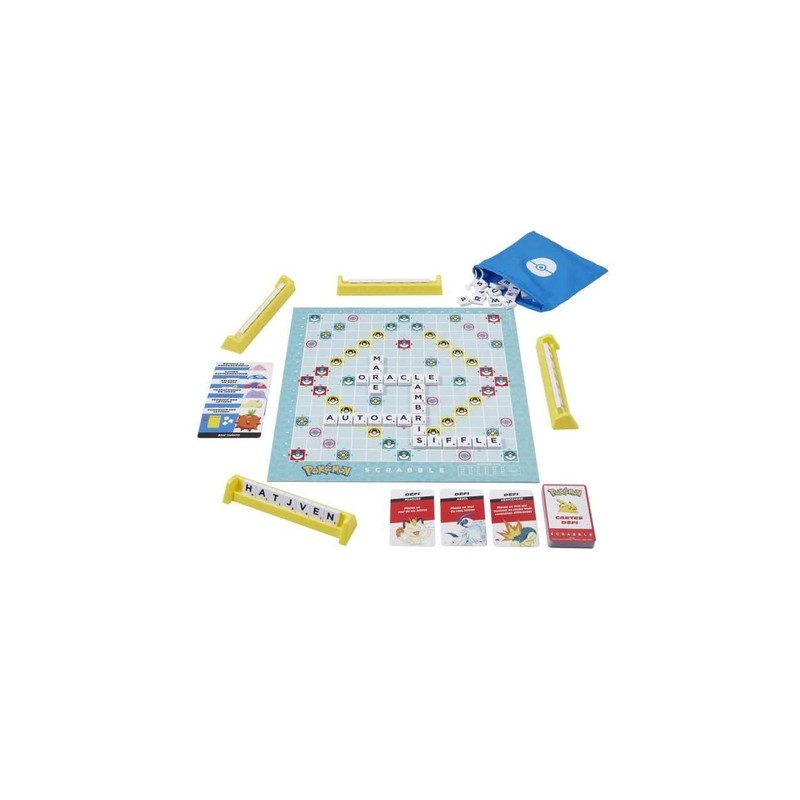 Scrabble Pokémon-Jeu de société family with 2 modes de jeu