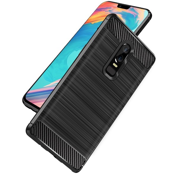 CruzerLite Case for Oneplus 6 Case, Carbon Fiber Shock Absorption