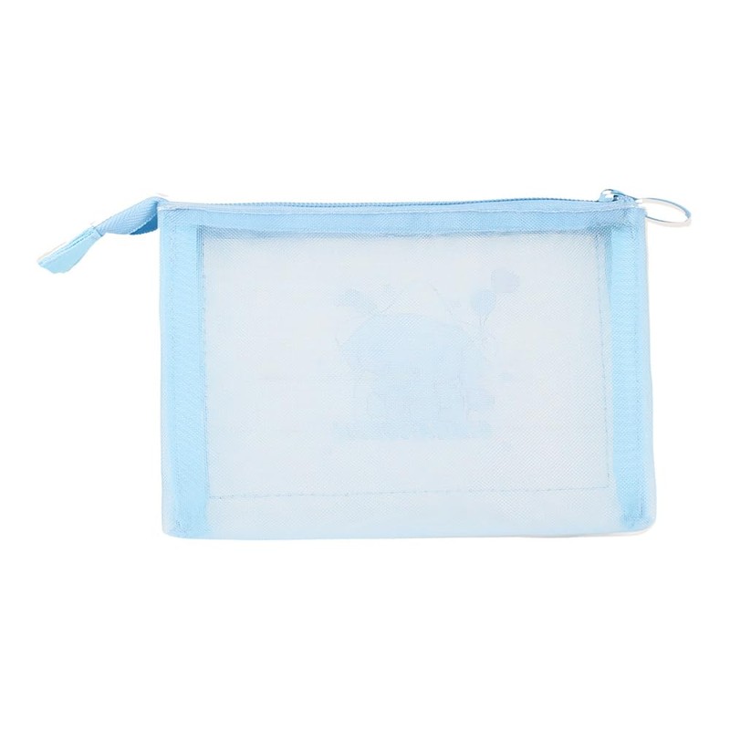 Tees Factory Sanrio SR-5544211CR Clear Mesh Pouch, Namida Amaenbon/Cinnamoro