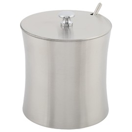 VIFERR Sugar Bowl Stainless Steel Spice Pot with Spoon and Lid, Small Spice Jar, Sugar Container for Home, Kitchen, Salt, Sugar, Pepper, Spices