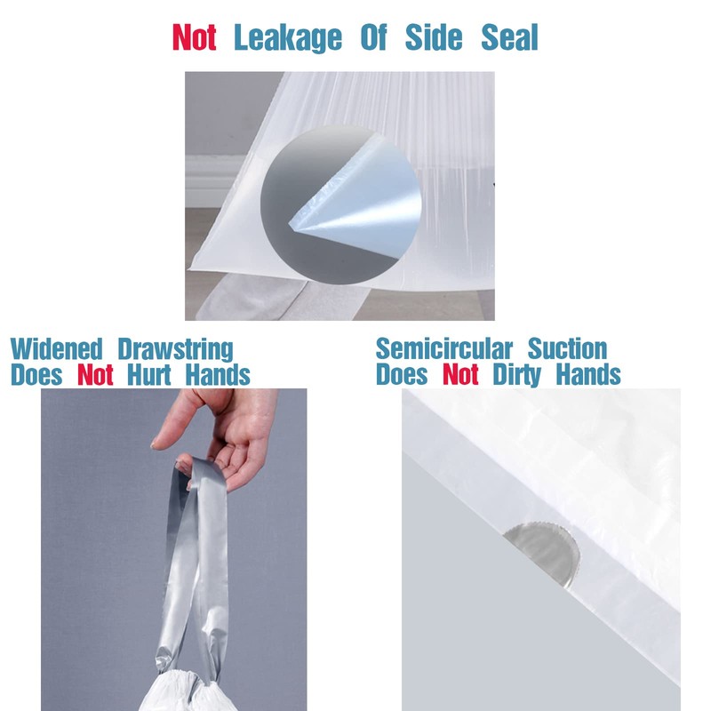 Repaironics Code Q (200 Count) 13-17 Gallon Heavy Duty Drawstring