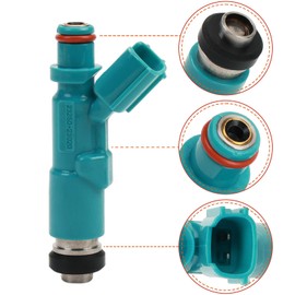 Konuooer Fuel Injector Nozzle for Toy-ota Yaris Vitz 1.0L 1.3L 1999-2005 23250-23020 Fuel Injector Pack of 4