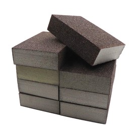 Luomorgo Sanding Sponge Sanding Blocks Polished Elastic Sanding Block Coarse (60-80 Grit) 8pcs