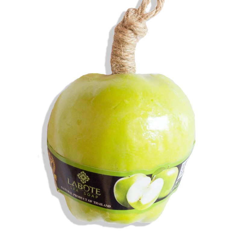 LABOTE Handmade Thai Organic Natural Soap Apple Green with Typical