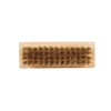 Kaps Quality Brass Shoe Brush, Handy and Portable, Wooden Handle,