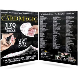 Magic Makers Ultimate Card Magic Kit 170 Card Effects with Bicycle Stripper Deck