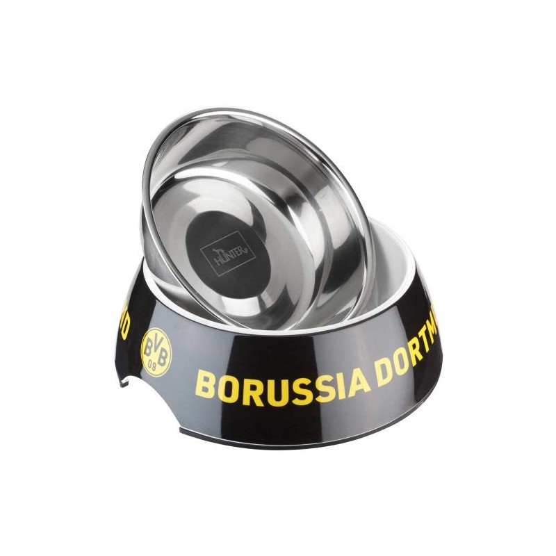 HUNTER Melamine Bowl BVB 700 ml, Black/Yellow