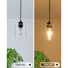 Capaaobc 1 Light Pendant Lights Kitchen Island, Modern Farmhouse Hanging