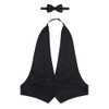 S.H. Churchill & Co. Men's Satin Backless Vest & Bow