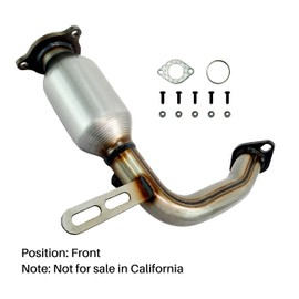 FortunaFlow Catalytic Converter Compatible with Chevy Malibu LT/LTZ 2009 2010 2011 2012 2.4L,Saturn Aura 2009 2.4L,Front,Replace 16577(EPA Compliant high flow standard)