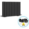 Designer Vertical Column Dual Arm Radiator Brackets (85mm (A) x67mm
