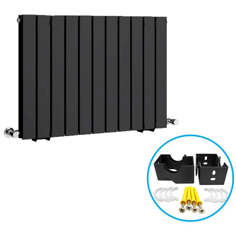 Designer Vertical Column Dual Arm Radiator Brackets (85mm (A) x67mm