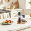 Salt and Pepper Mill Tray Acacia Wood Salt and Pepper