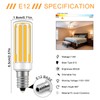 ZHENMING E12 LED Bulb Dimmable Replacement 75 Watt Light Bulbs,