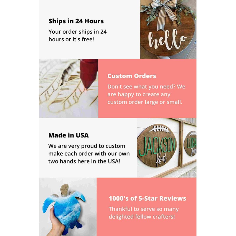 Unfinished Wood Craft Easter Eggs up to 46" DIY 30"