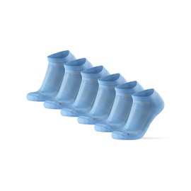 DANISH ENDURANCE Calcetines Cortos de Running Largas Distancias Azul Claro M 3-pack