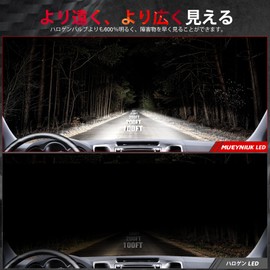 H4 LED Headlight, For Motorcycles and Cars, Integrated LED Bulb, High Brightness, LED Chip, Bright, Explosion, Hi/Lo DC12V, Hybrid Vehicles, EV Cars, 65000K White, High Speed Rotation Cooling Fanless,