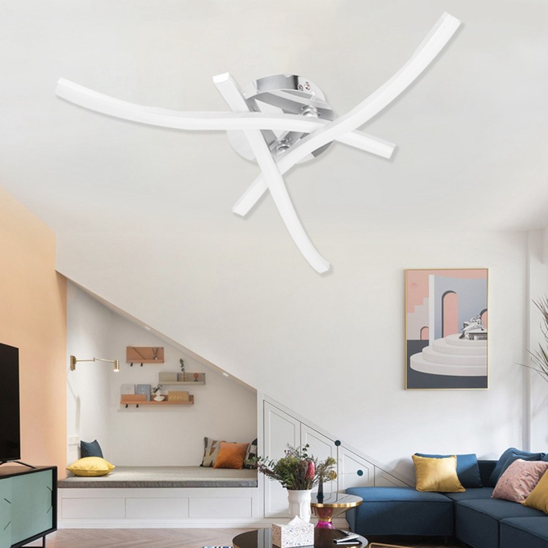 18W 105LED Ceiling Light Wavy Ceiling Lamp for Living Room