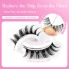Self Adhesive Eyelashes Natural Look Spiky Manga Press On Lashes