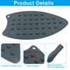Moicstiy 2 Pcs Silicone Iron Rest Pads Mat Iron Hot