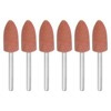 sourcing map 6pcs Rotary Grinding Stones 1/8" Pointed Head Abrasive