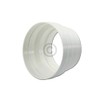 Whirlpool 481281718049 Exhaust Adapter Round Connection System 100/125 Ducting System