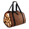 Firewood Carrier 80kg Load Bearing Waterproof Canvas Log Bag Wood