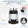 OEM TROMBETTA Solenoid 114-2411-020 Replacement, 24 Volt 225 Amp Continuous