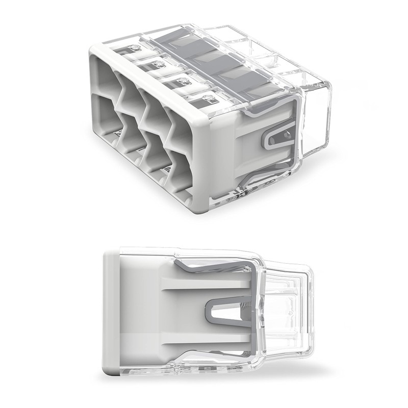 2773-408 | WAGO Wall-Nuts® PUSHWIRE® Splicing Connector | for Solid