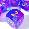 XENOLU DND Dice Set, Diamond Cut Sharp Edge Polyhedral Resin