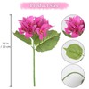 Hot Pink Bougainvillea Artificial Flowers 6PCS Real Touch Faux Flowers