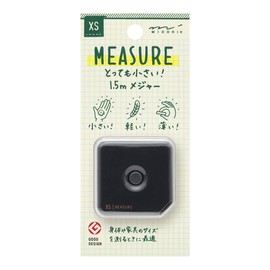 Midori 35531006 Measure XS 4.9 ft (1.5 m) Black A