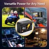 GOLDENMATE 12V 10Ah LiFePO4 Lithium Battery, 5000+ Deep Cycles, IP67